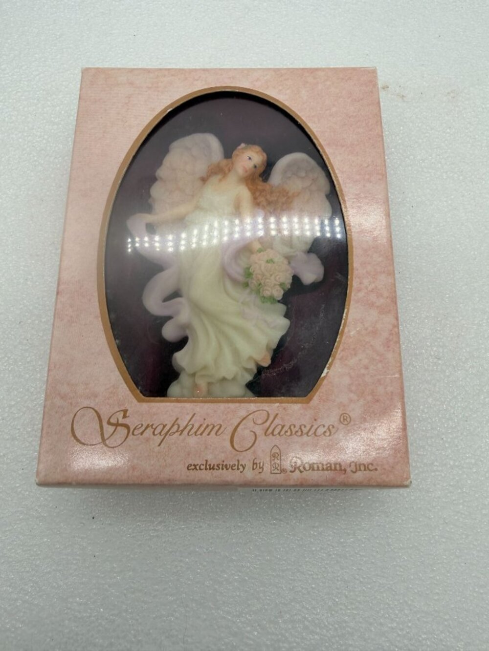 Vintage Roman Inc Seraphim Classics Harmony Angel Ornament NIB